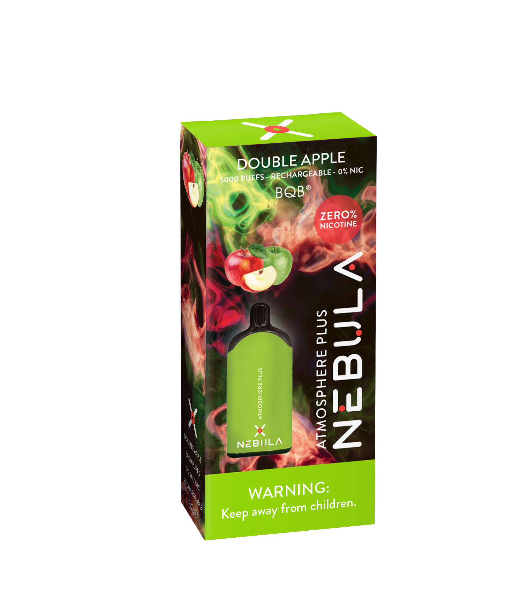 Nebula Atmosphere Plus 0% 5000 Puffs - Double Apple Nebula
