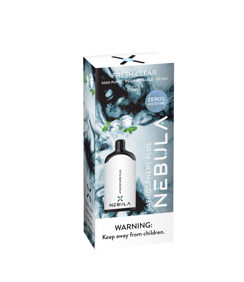 Nebula Atmosphere Plus 0% 5000 Puffs - Fresh Clear Nebula