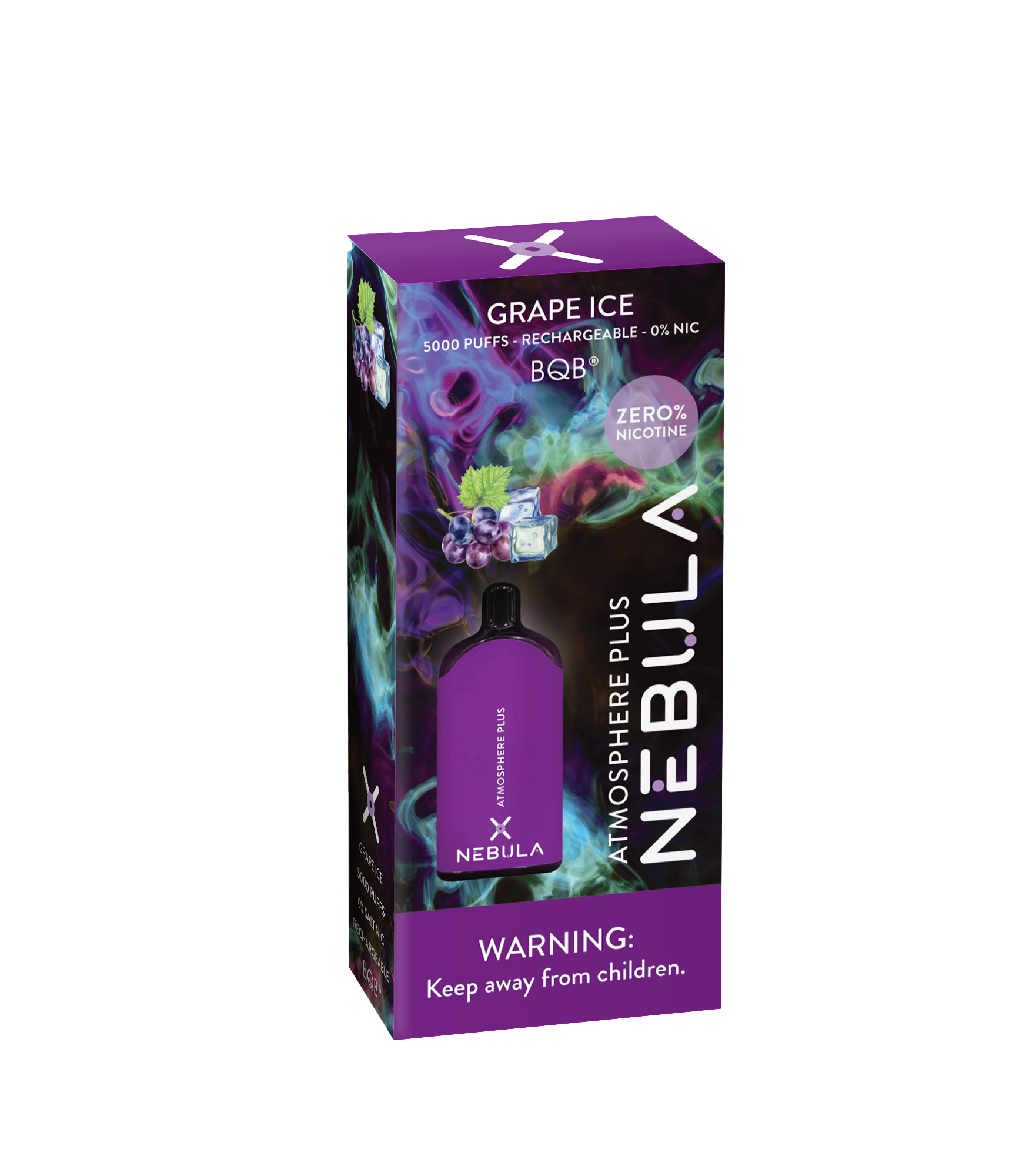 Nebula Atmosphere Plus 0% 5000 Puffs - Grape Ice