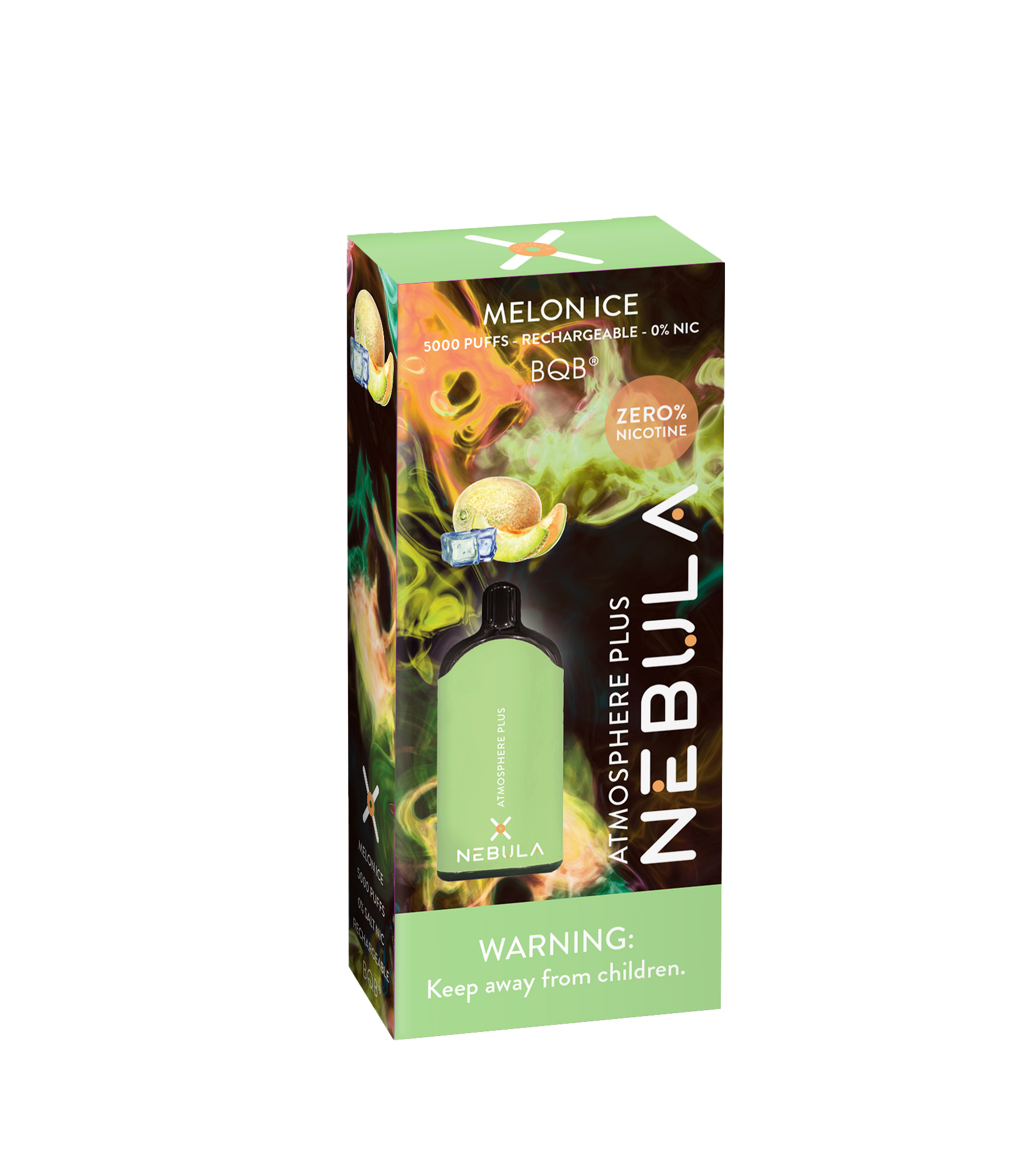 Nebula Atmosphere Plus 0% 5000 Puffs - Melon Ice
