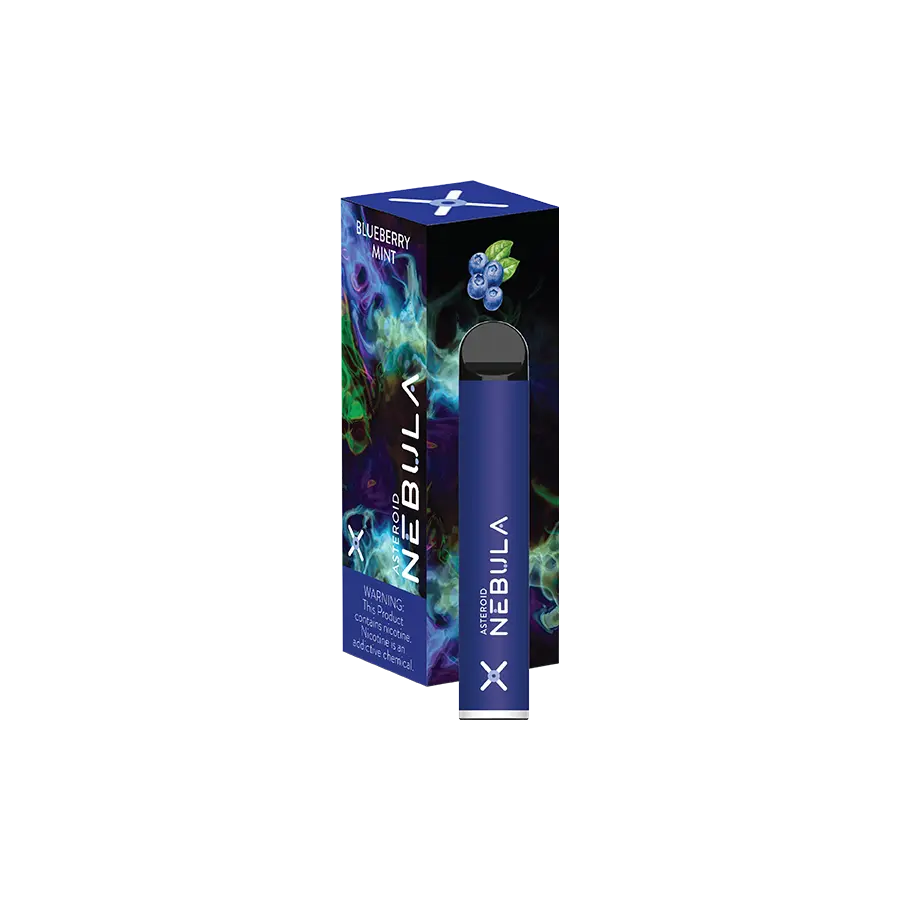 Nebula Asteroid 5% 1800 Puffs Disposable Vape Pen - Blueberry Mint Nebula