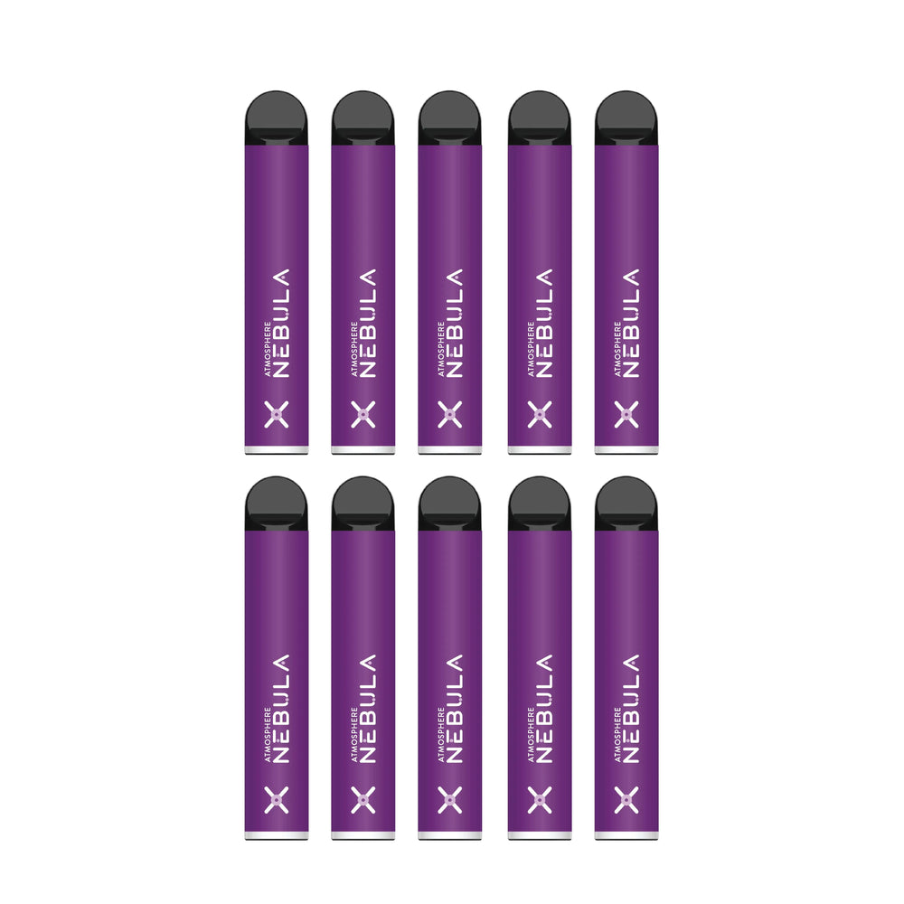 Nebula Atmosphere 0 Nic 1800 Puffs Disposable Vape Pods - Grape Ice Nebula