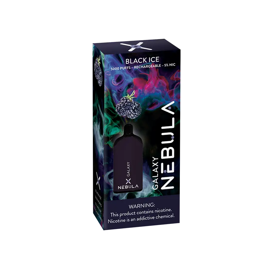 Nebula Galaxy 5% 5000 Puffs Vape - Black Ice Nebula