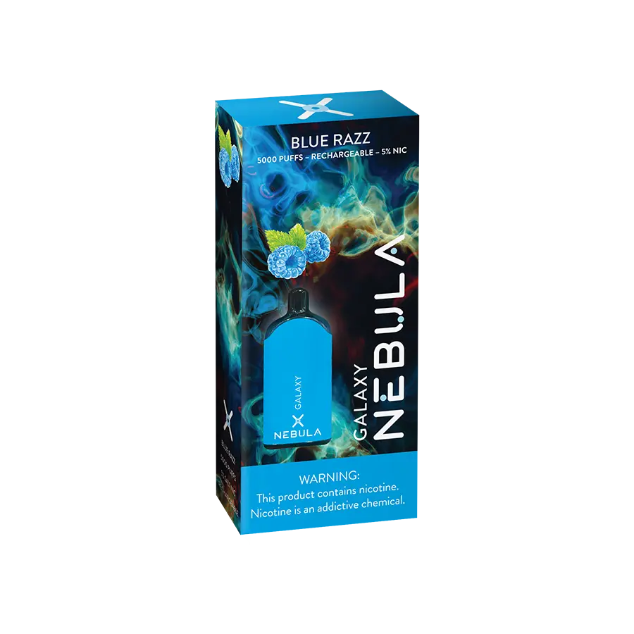 Nebula Galaxy 5% 5000 Puffs Vape - Blue Razz Nebula