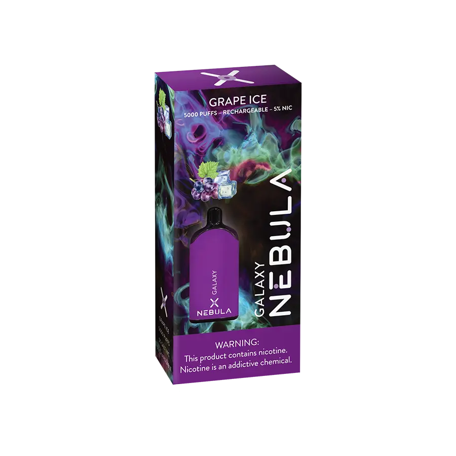 Nebula Galaxy 5% 5000 Puffs Vape - Grape Ice Nebula