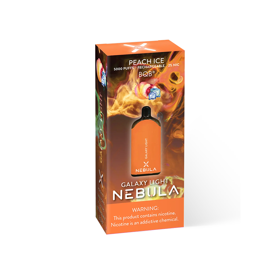 Nebula Galaxy Light 2% 5000 Puffs Vape - Peach Ice