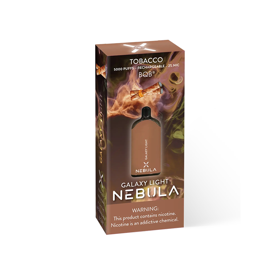 Nebula Galaxy Light 2% 5000 Puffs Vape - Tobacco