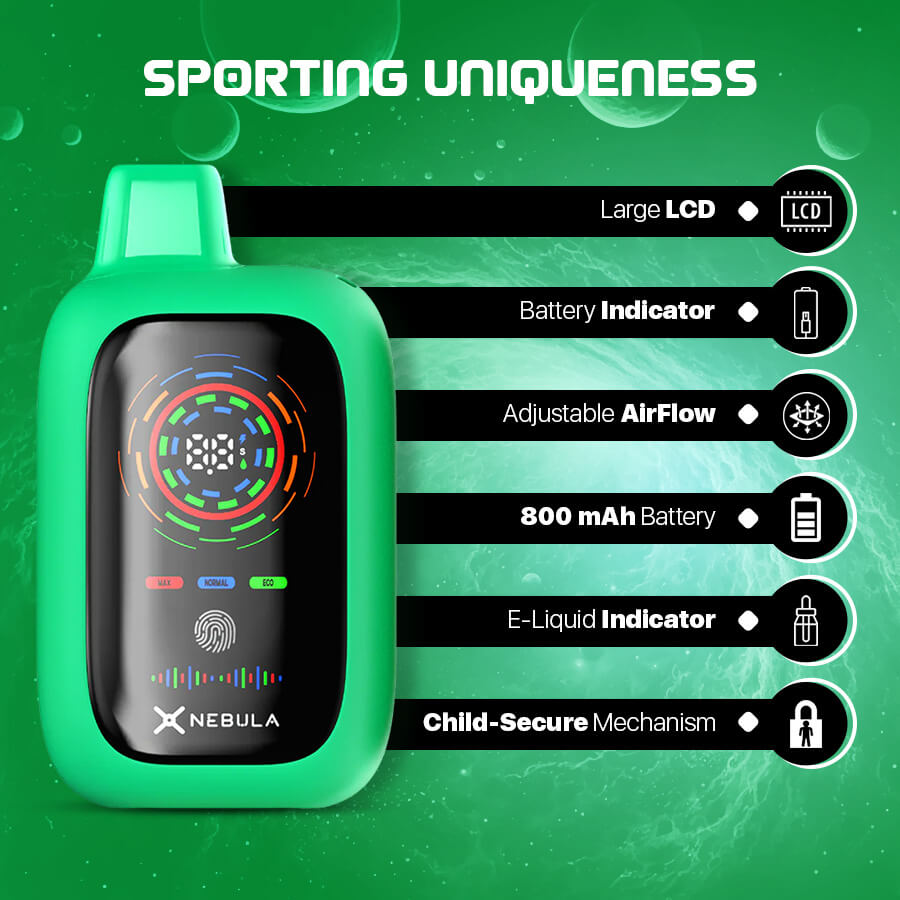 Nebula Universe 18000 Puffs Vape Ice Mint