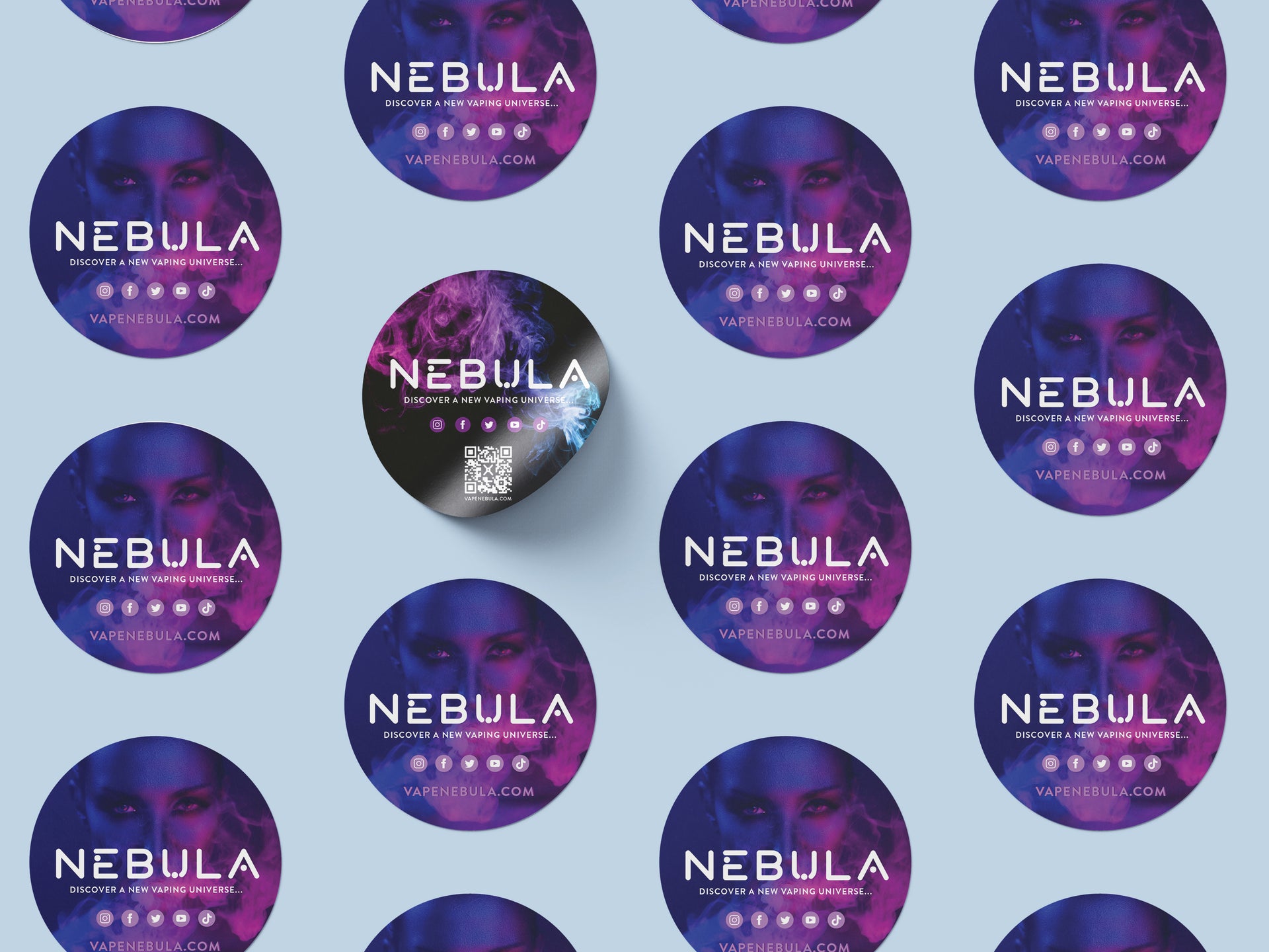 Nebula Rechageable Vape Pen Sticker - Nebula