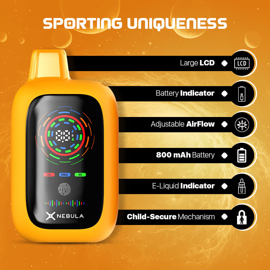 Nebula Universe 18000 Puffs Rechargeable Vape - Mango