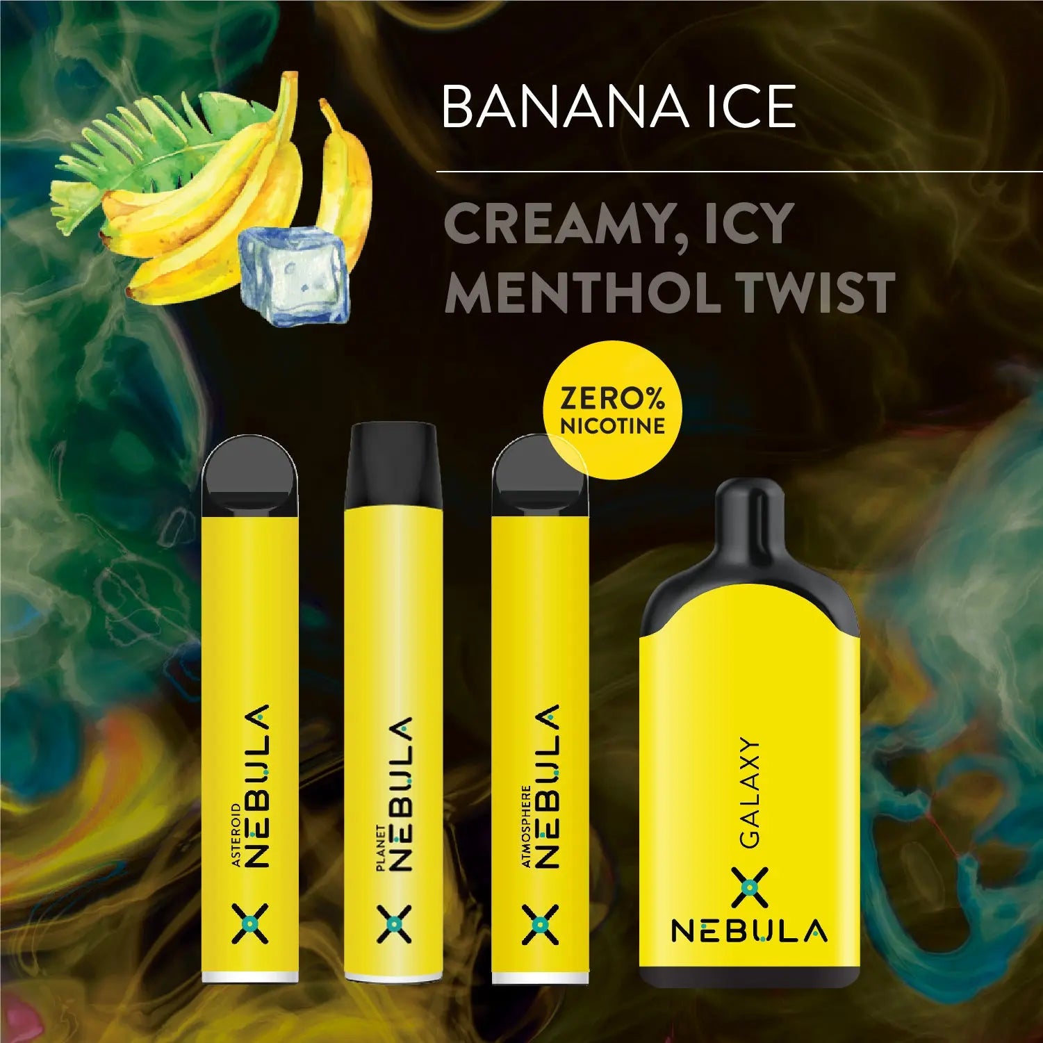 Buy Banana Ice Flavor Disposable Vape Pens Online | Nebula