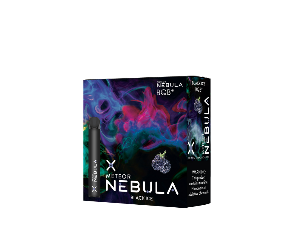 Nebula Meteor 2% 800 Puffs - Black Ice