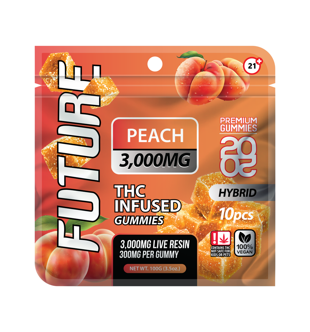 Future Thca Infused Gummies 3000 MG - Peach