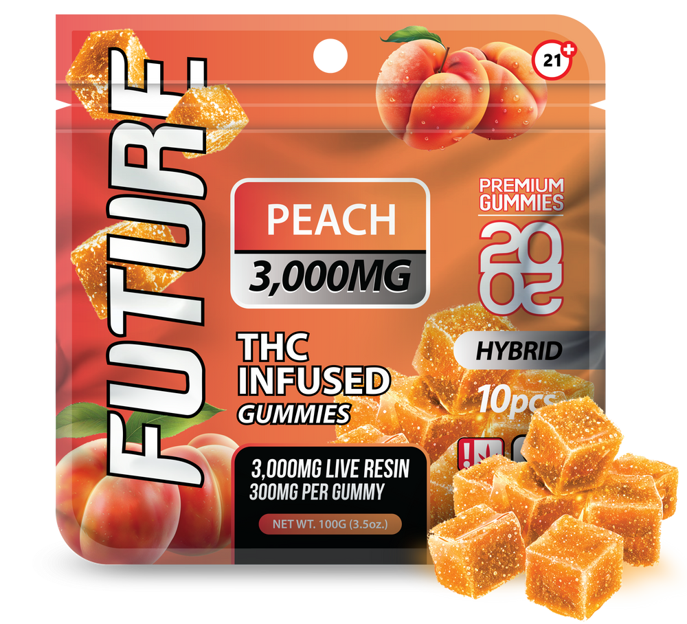 Future Thca Infused Gummies 3000 MG - Peach