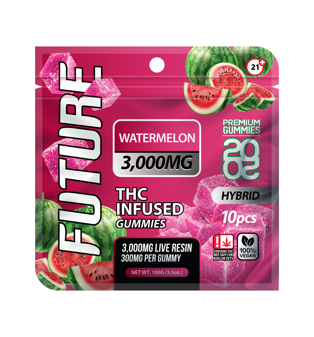 Future Thca Infused Gummies 3000 MG - Watermelon