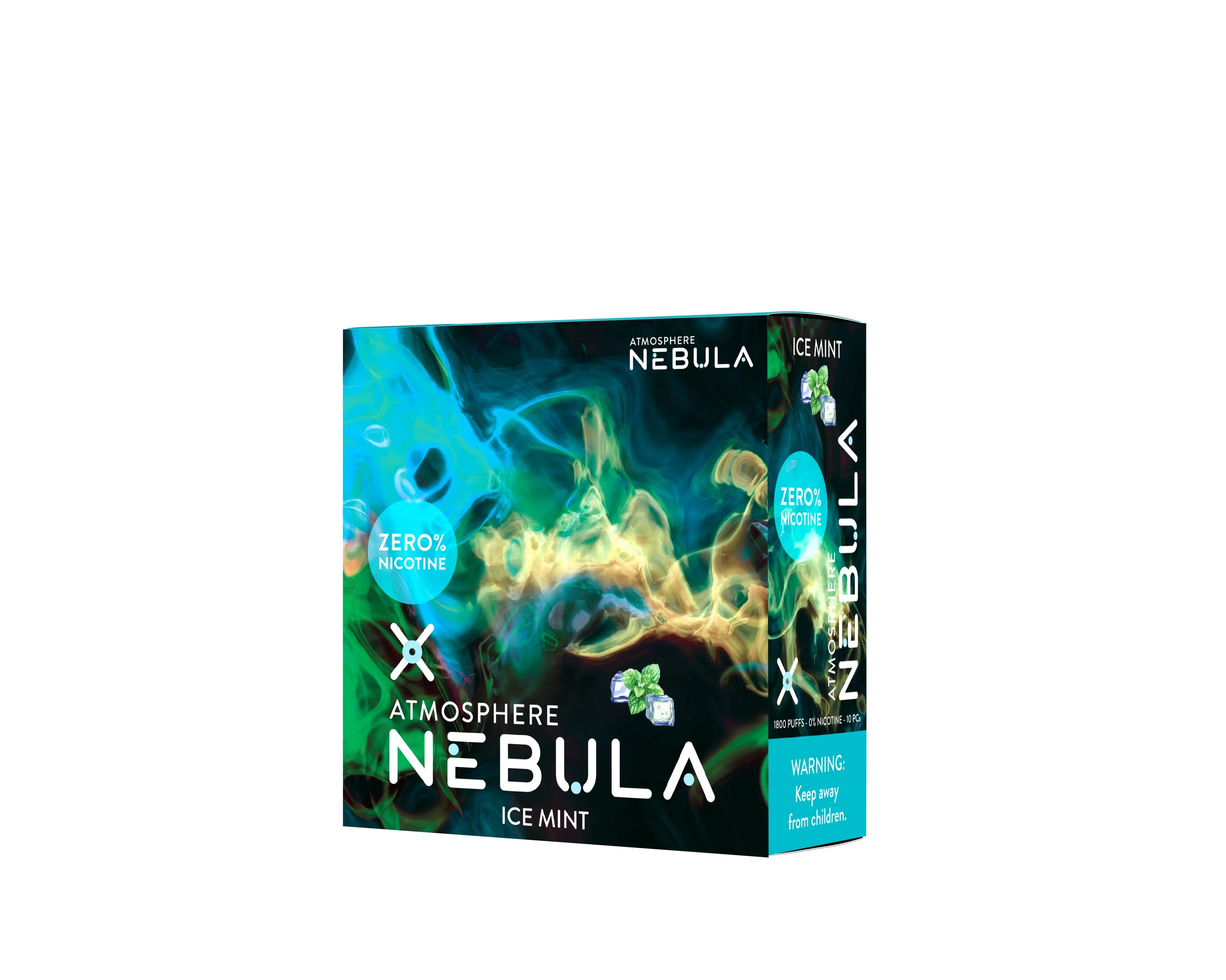 Nebula Atmosphere 0% 1800 Puffs - Ice Mint - B2B Nebula