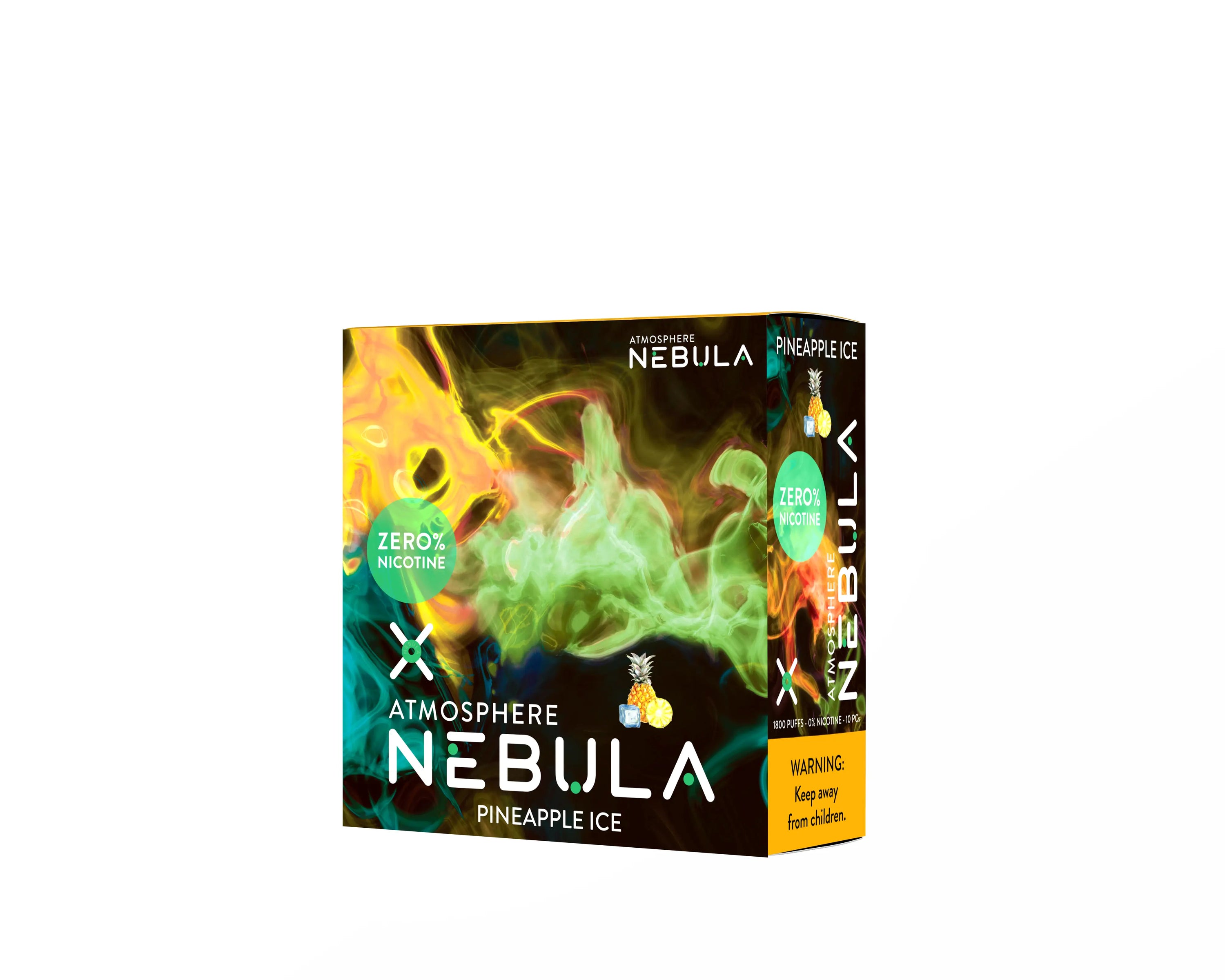 Nebula Atmosphere 0% 1800 Puffs - Pineapple Ice - B2B Nebula