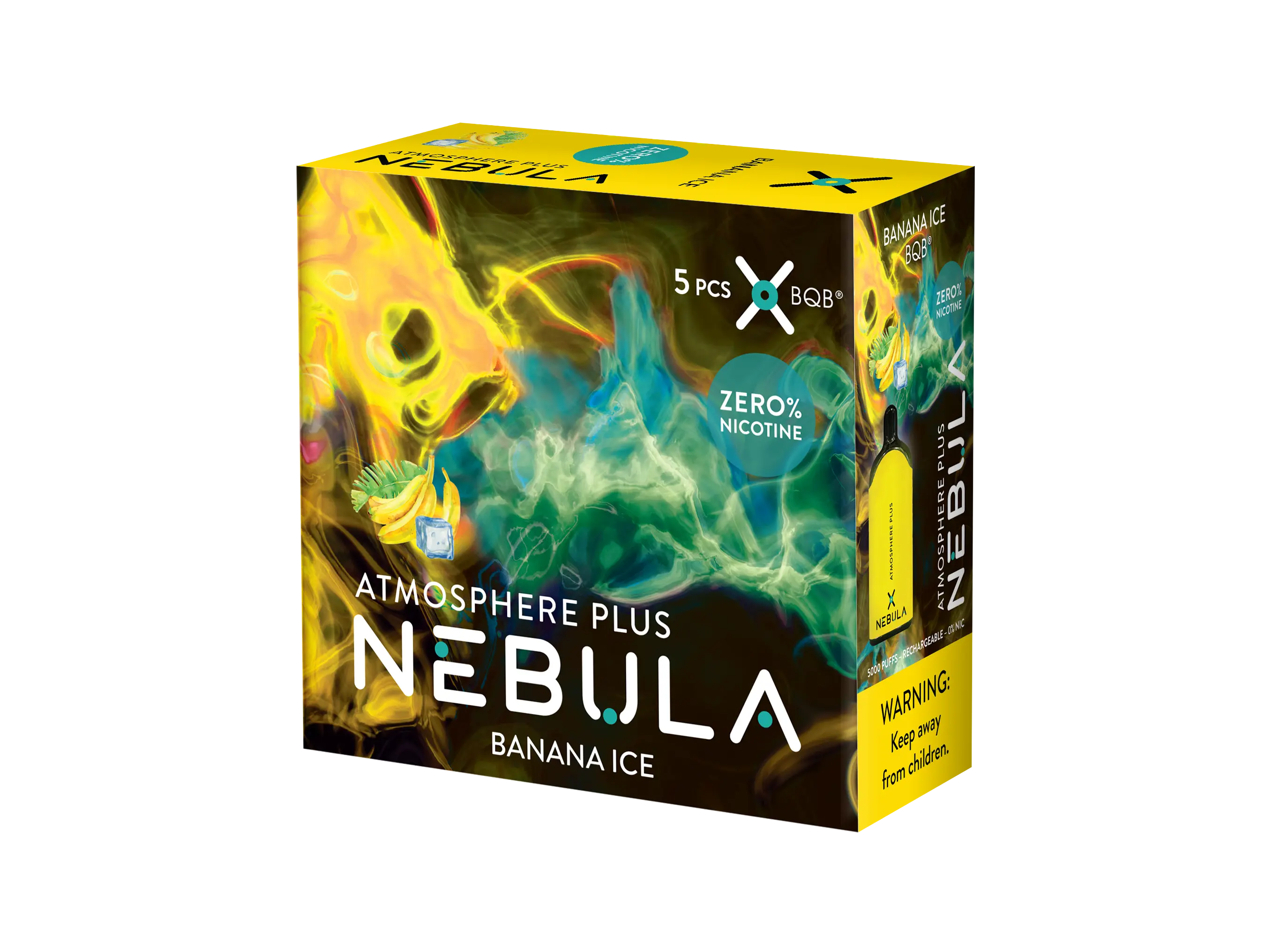 Nebula Atmosphere Plus 0% 5000 Puffs - Banana Ice - B2B Nebula