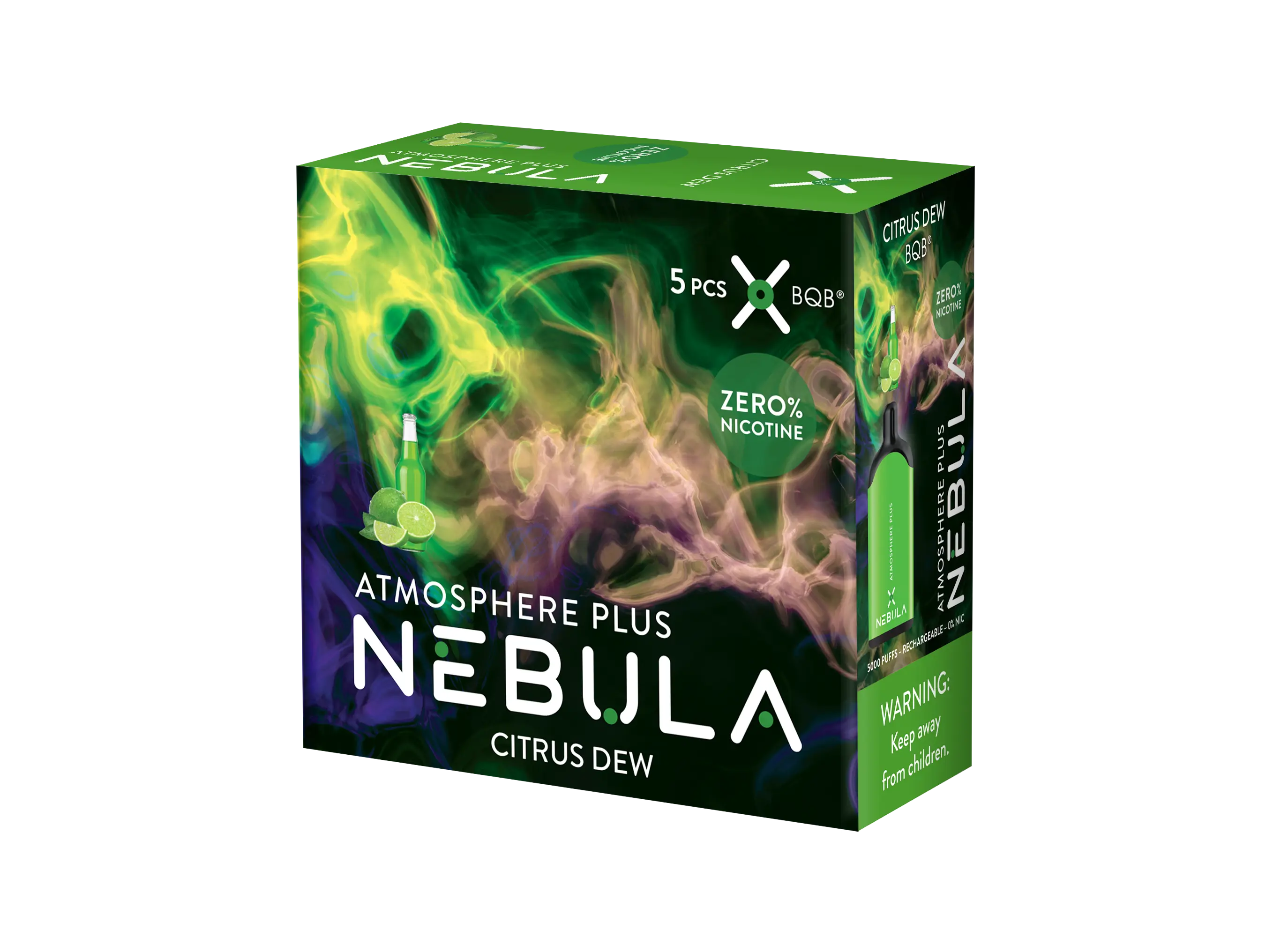 Nebula Atmosphere Plus 0% 5000 Puffs - Citrus Dew - B2B Nebula