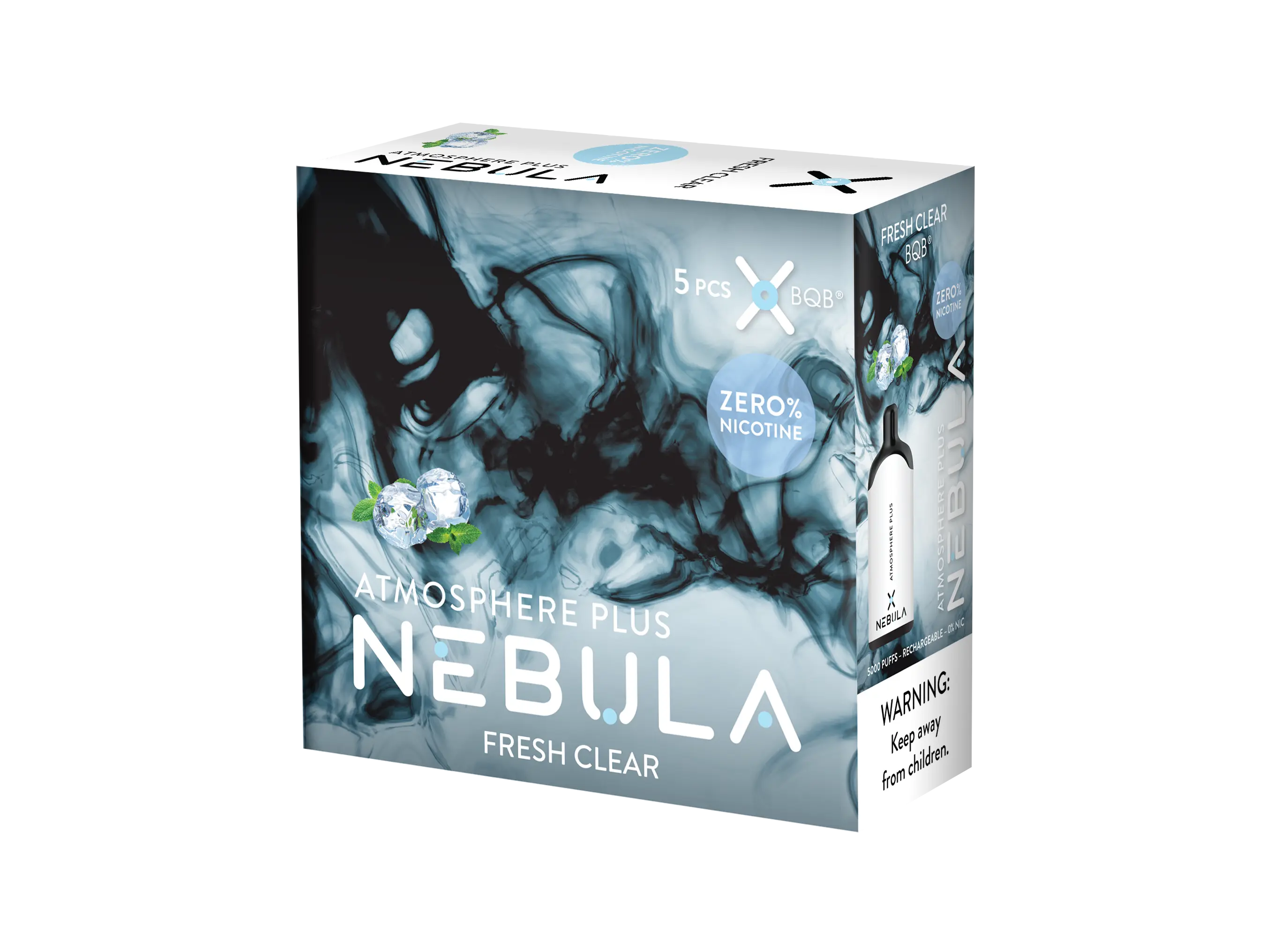 Nebula Atmosphere Plus 0% 5000 Puffs - Fresh Clear - B2B Nebula