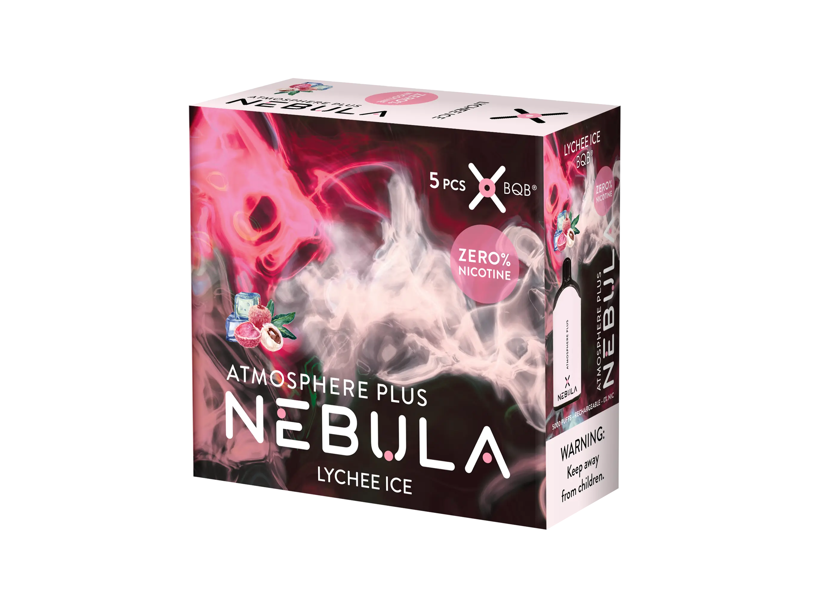 Nebula Atmosphere Plus 0% 5000 Puffs - Lychee Ice - B2B Nebula
