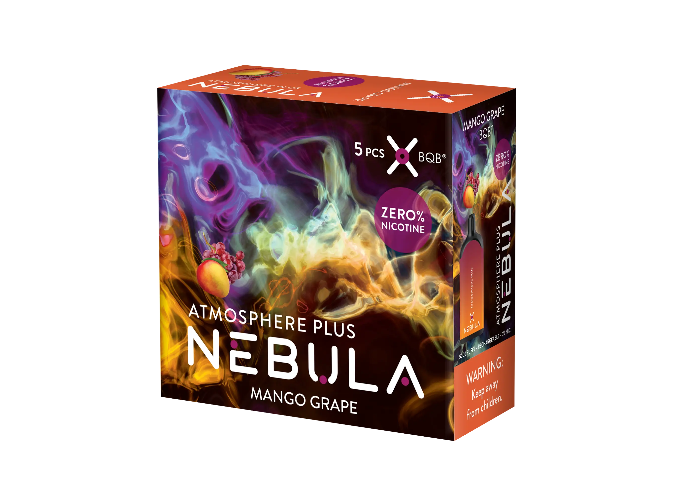 Nebula Atmosphere Plus 0% 5000 Puffs - Mango Grape - B2B Nebula