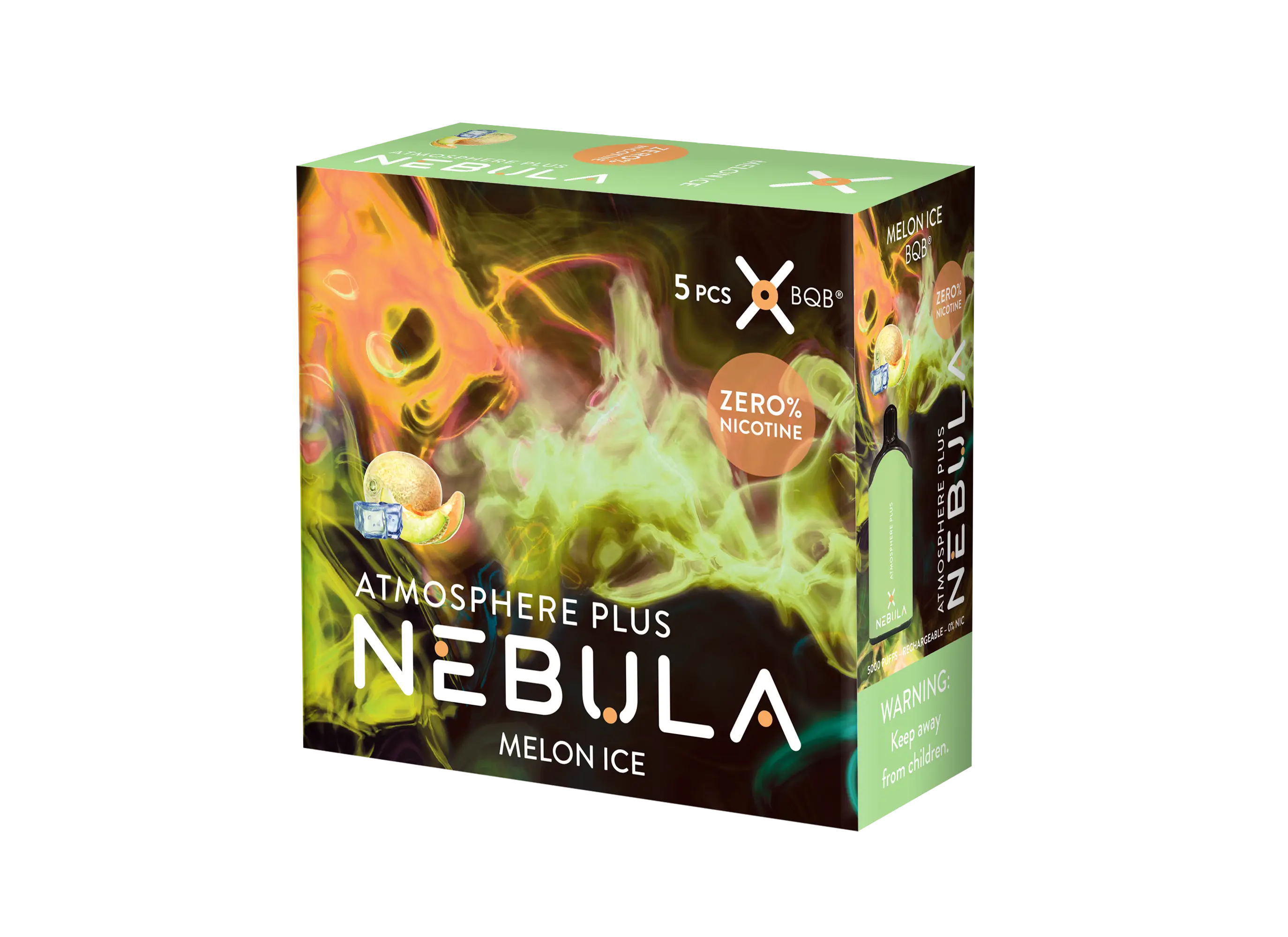 Nebula Atmosphere Plus 0% 5000 Puffs - Melon Ice - B2B Nebula