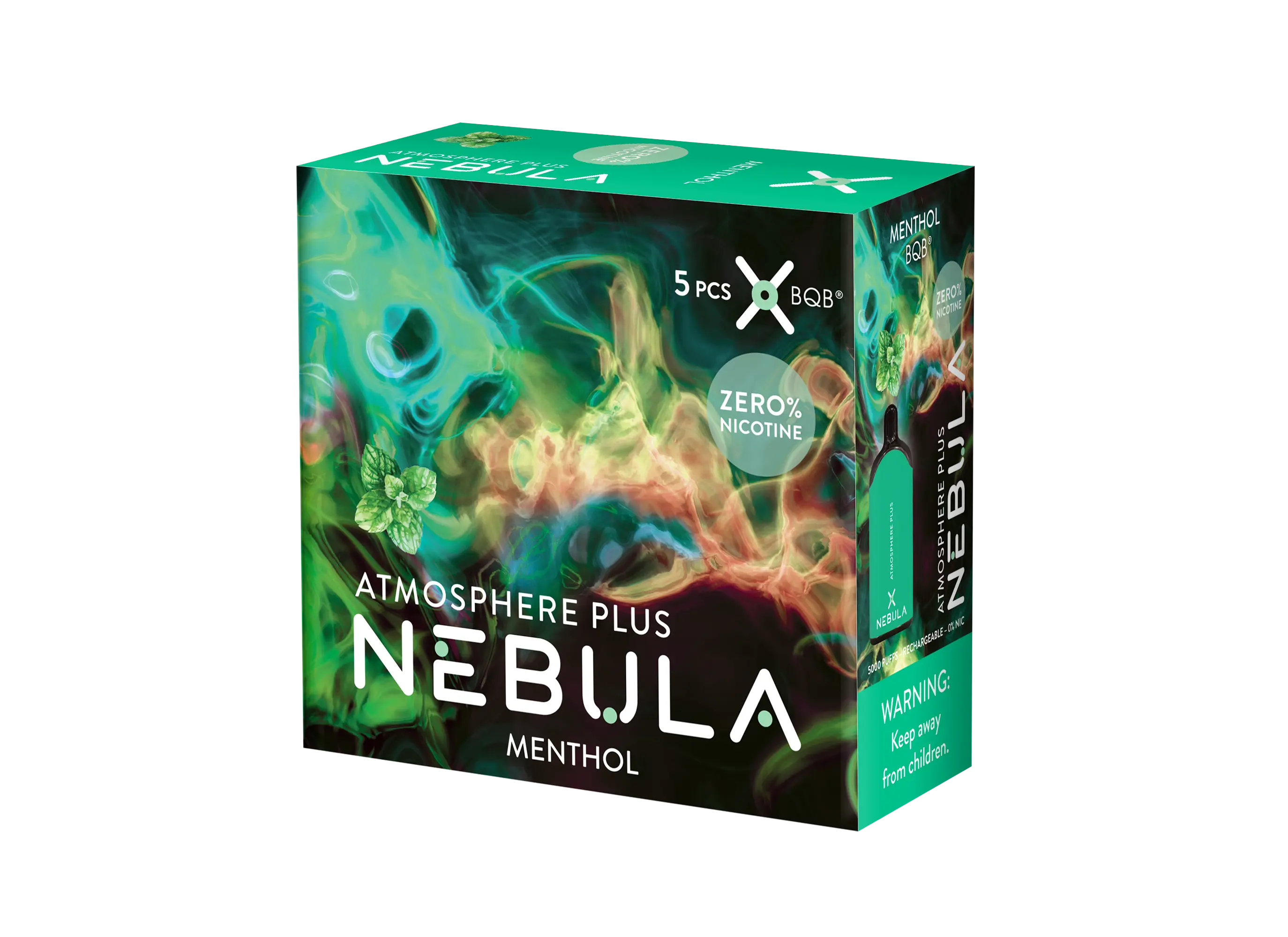 Nebula Atmosphere Plus 0% 5000 Puffs - Menthol - B2B Nebula
