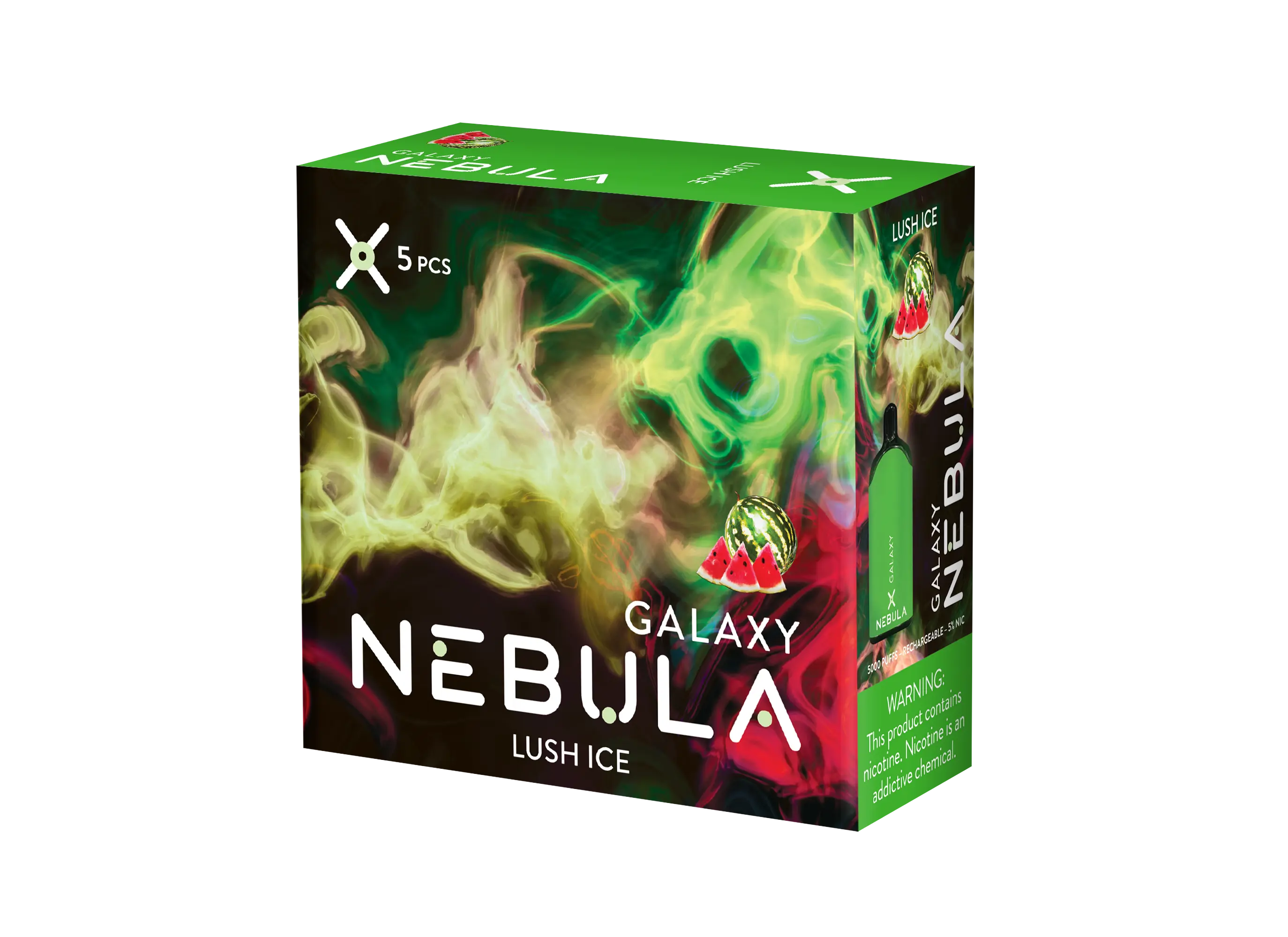 Nebula Galaxy 5% 5000 Puffs Vape - Lush Ice - B2B Nebula