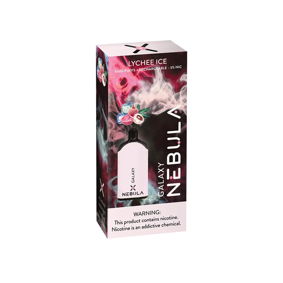 Nebula Galaxy 5% 5000 Puffs Vape - Lychee Ice Nebula