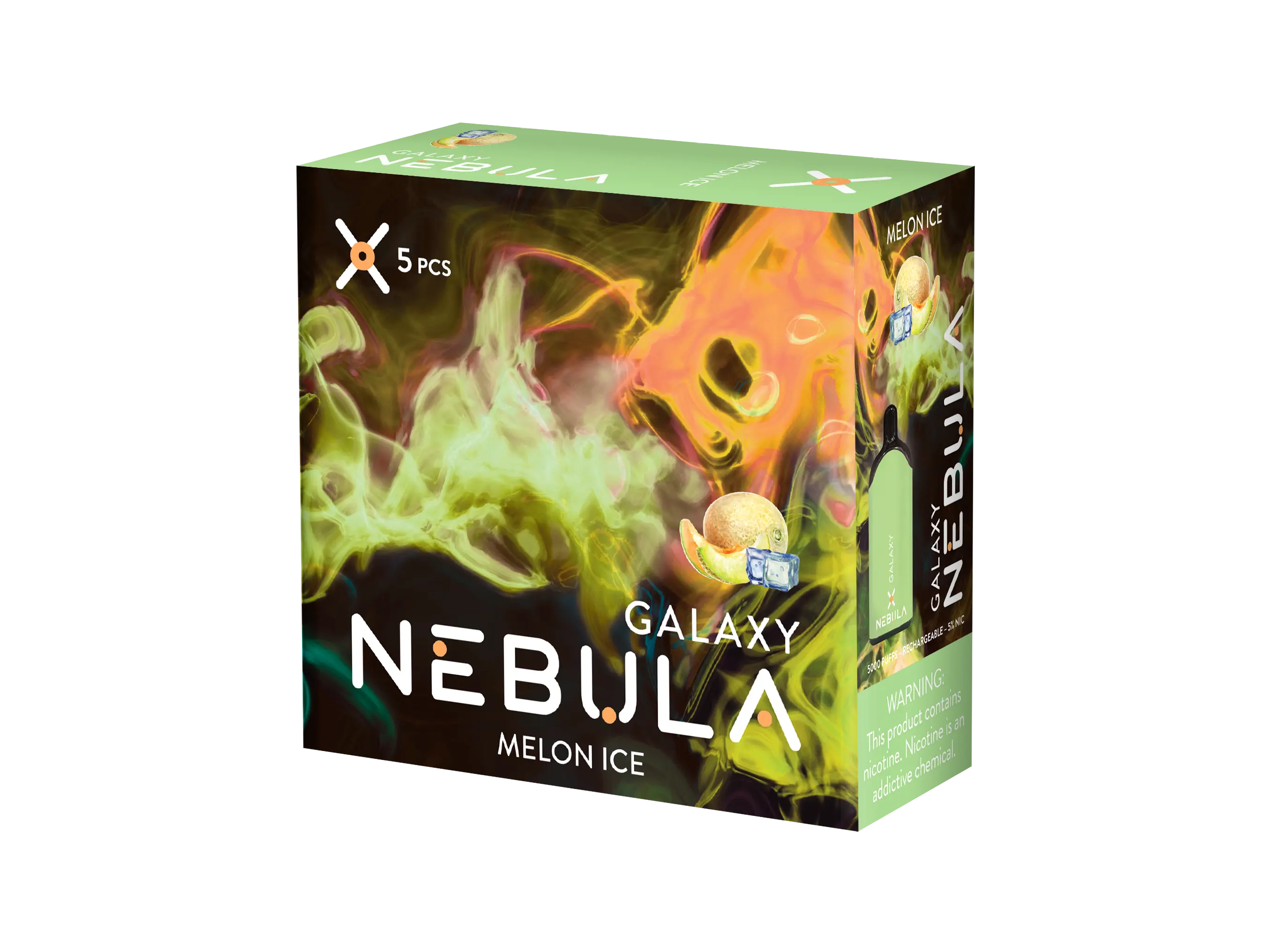 Nebula Galaxy 5% 5000 Puffs Vape - Melon Ice - B2B Nebula