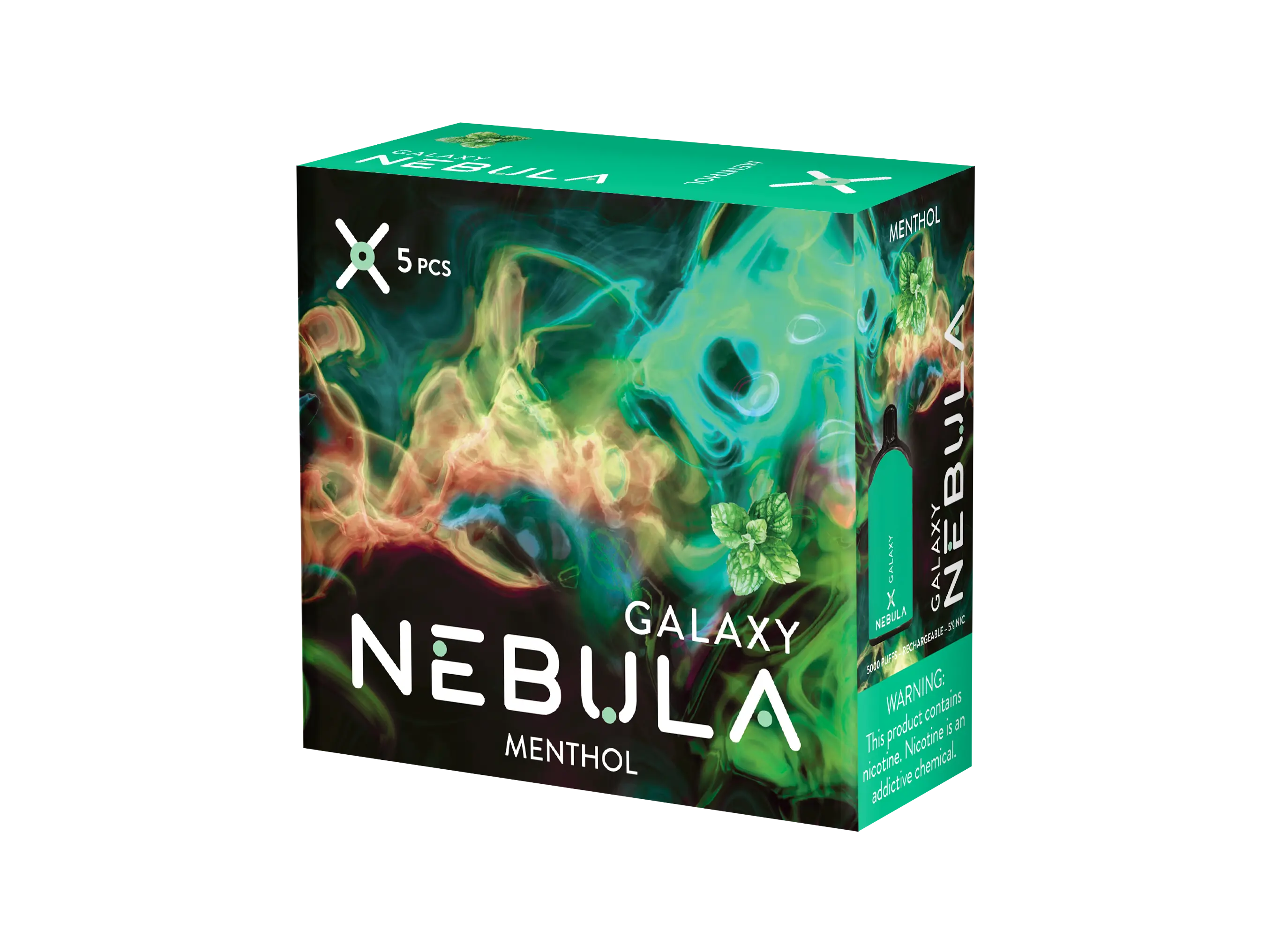 Nebula Galaxy 5% 5000 Puffs Vape - Menthol - B2B Nebula