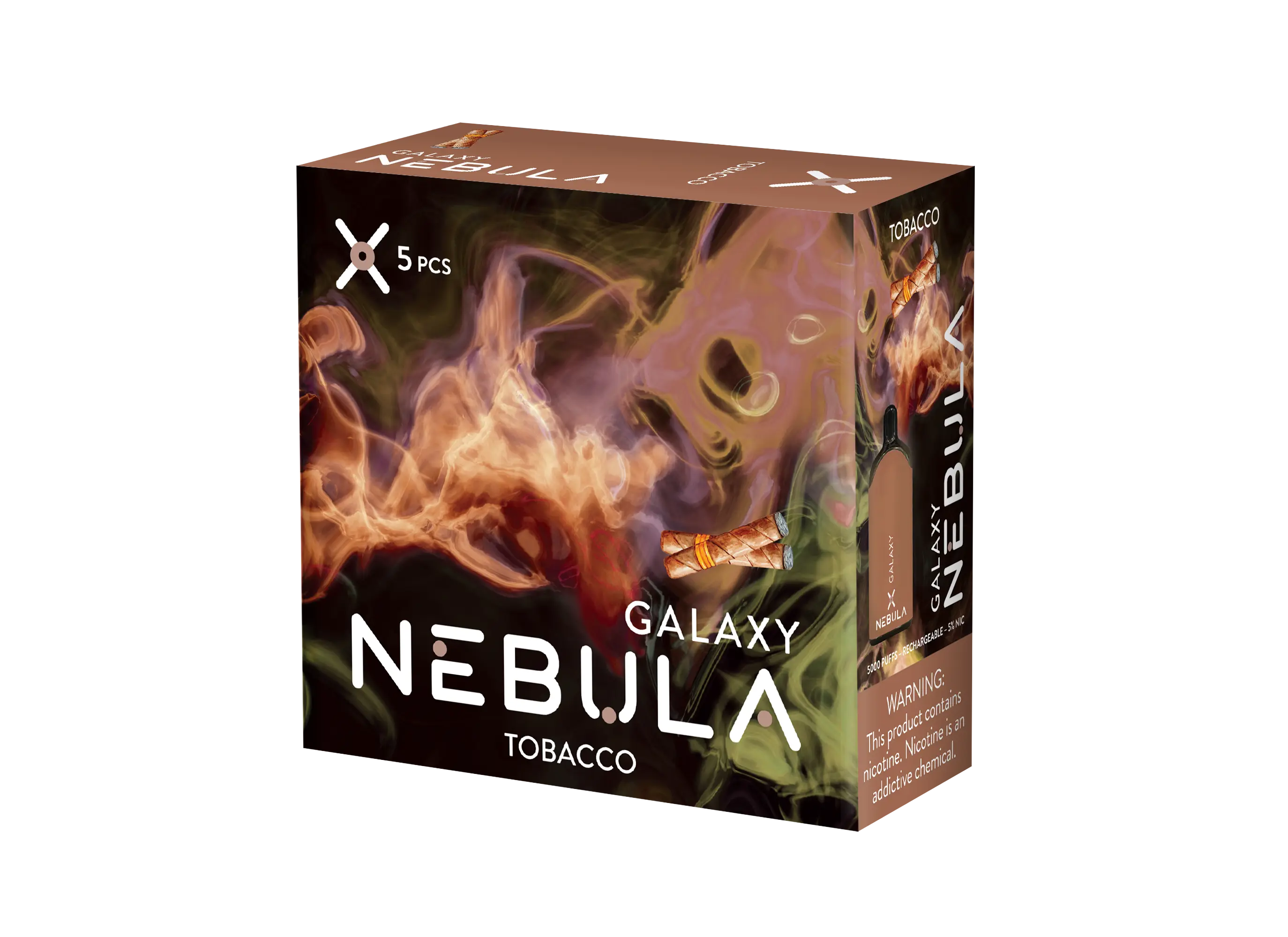 Nebula Galaxy 5% 5000 Puffs Vape - Tobacco - B2B Nebula