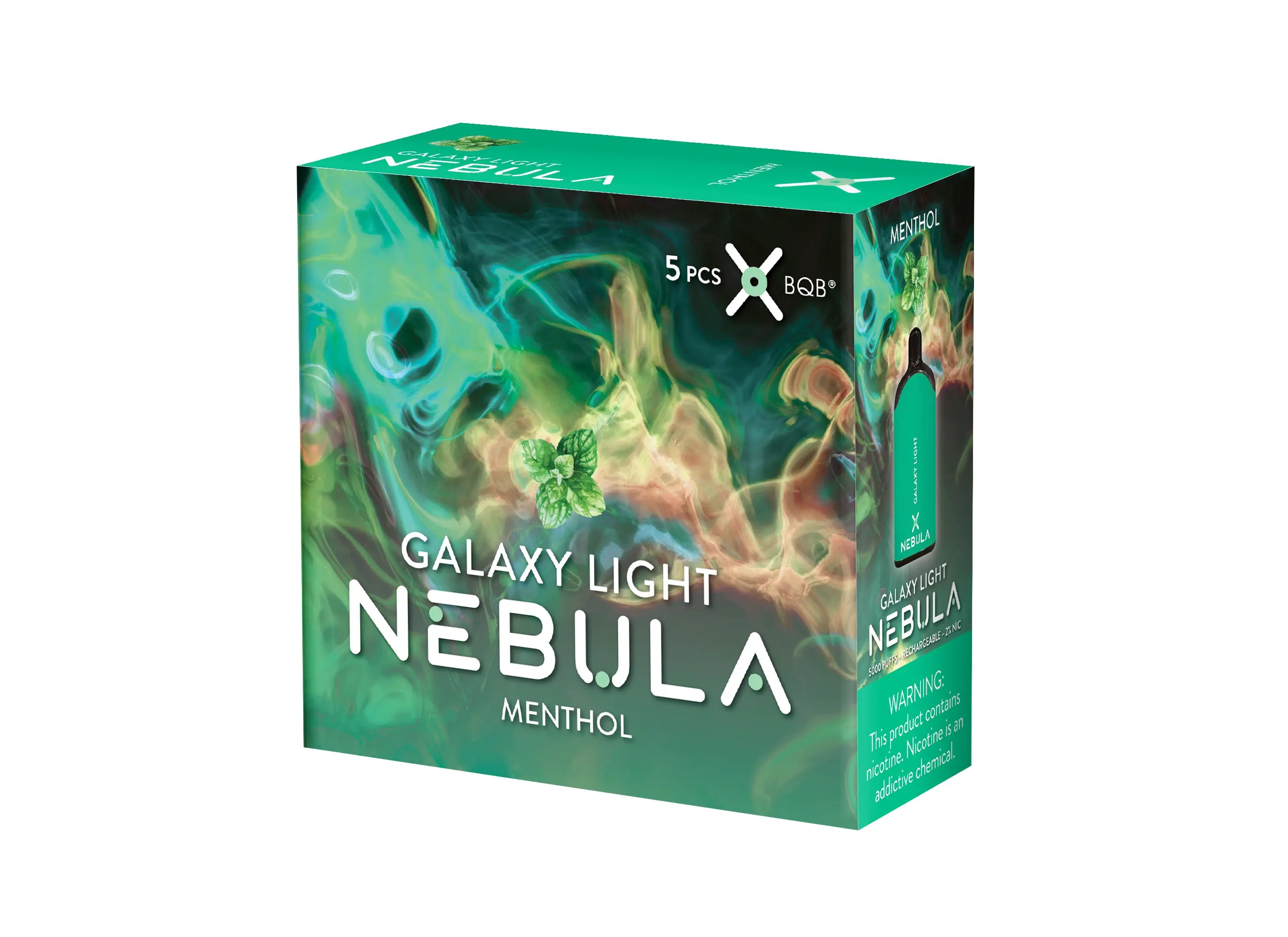 Nebula Galaxy Light 2% 5000 Puffs Vape - Menthol - B2B Nebula