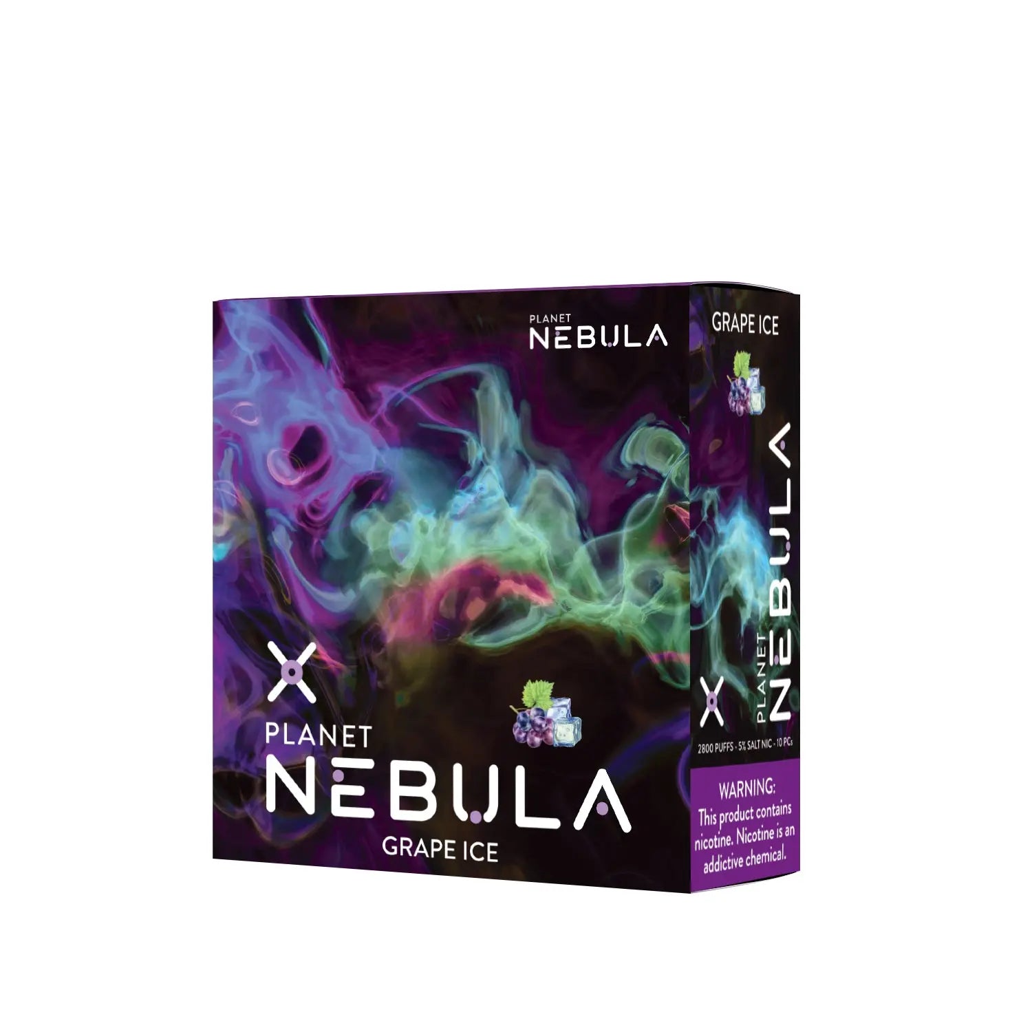 Nebula Planet 5% 2800 Puffs Vape - Grape Ice - B2B Nebula