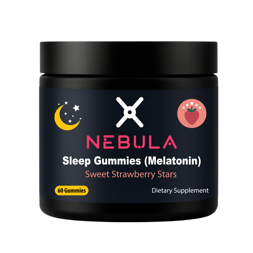 Nebula Sleep Gummies – Sweet Strawberry Stars (Melatonin)