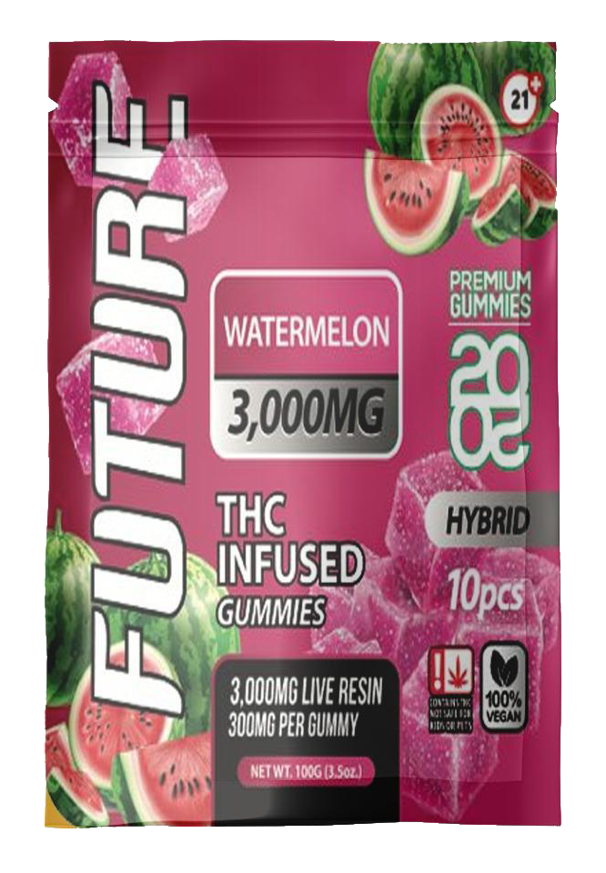 Future Thca Infused Gummies 3000 MG - Watermelon - B2B