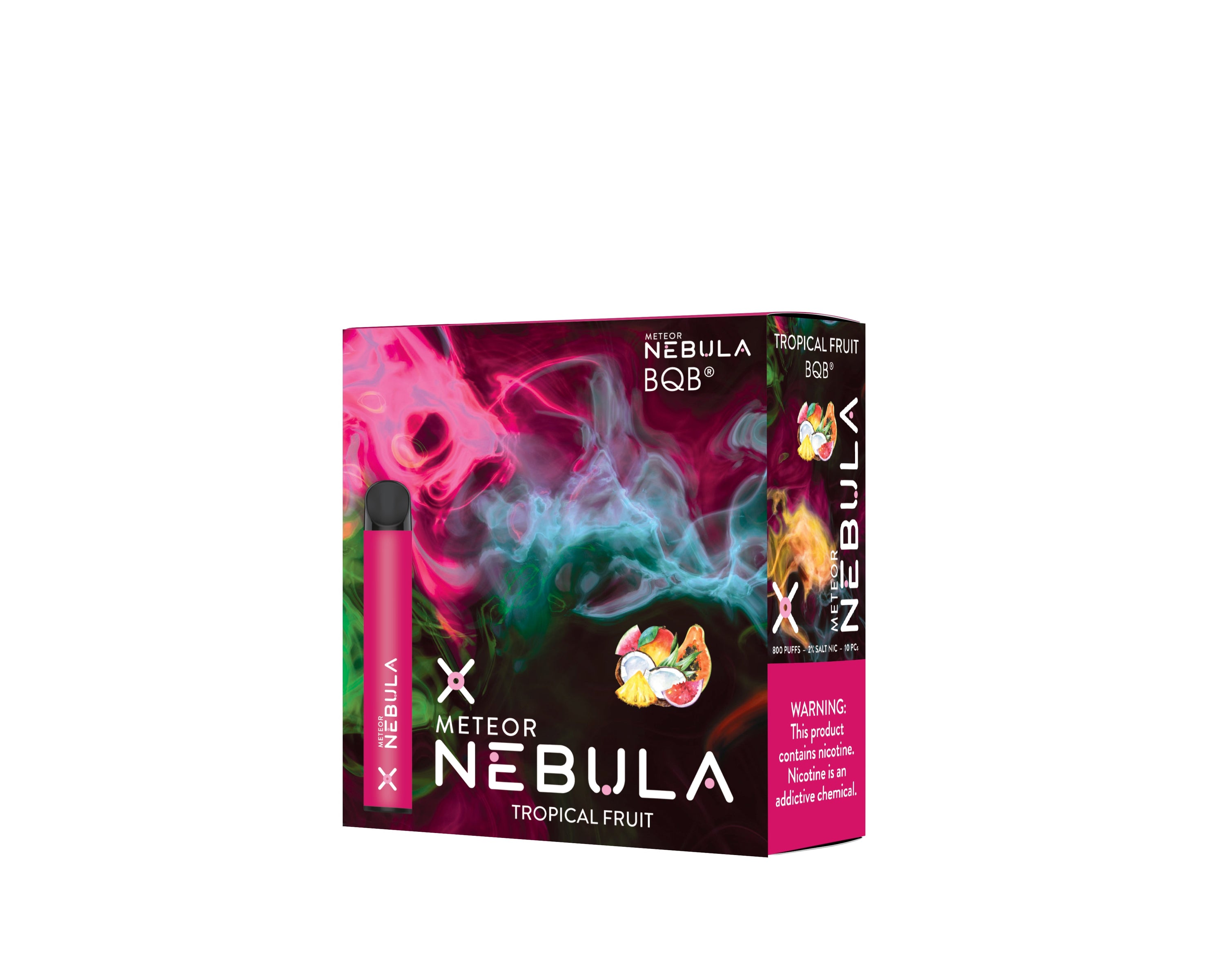 Nebula Meteor 2% 800 Puffs - Tropical Fruit - B2B