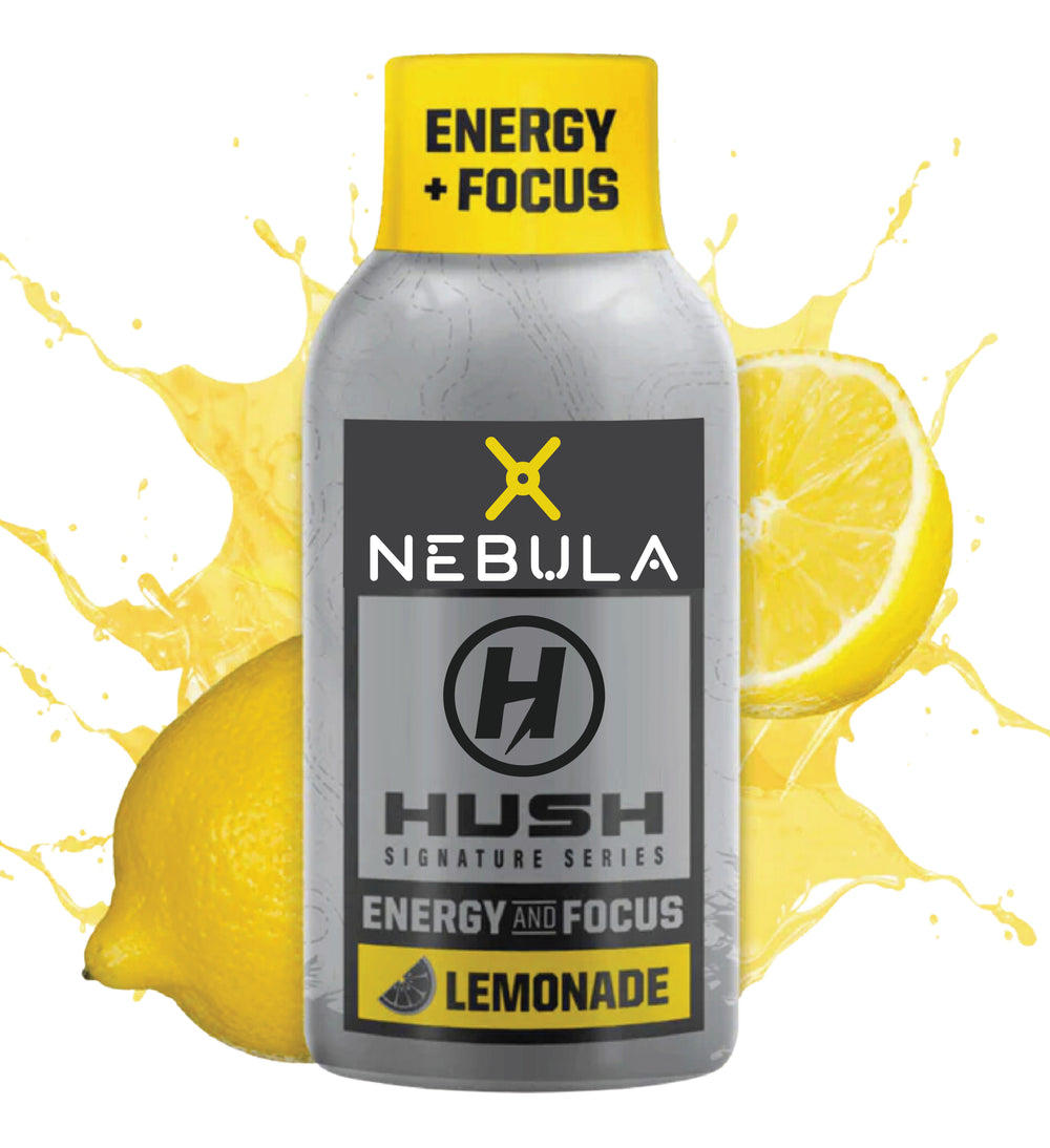 NEBULA x HUSH Signature Series | Lemonade Energy + Focus Shot (Extra Strength, 1.93 oz)