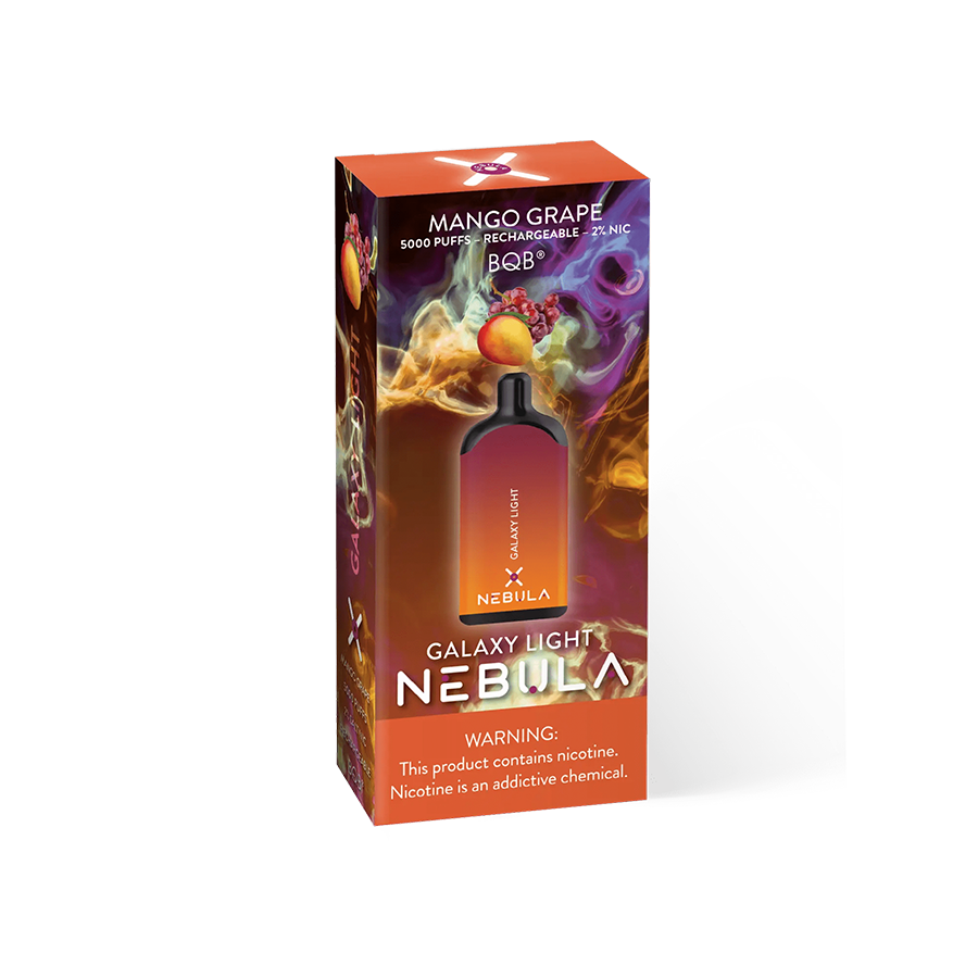 Nebula Galaxy Light 2% 5000 Puffs Vape - Mango Grape