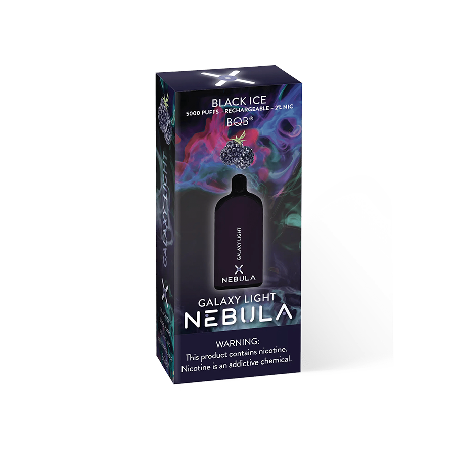 Nebula Galaxy Light 2% 5000 Puffs Vape - Black Ice