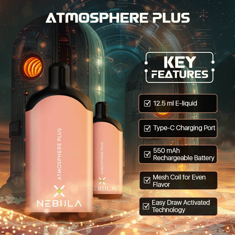 Nebula Atmosphere Plus 0% 5000 Puffs Honeydew