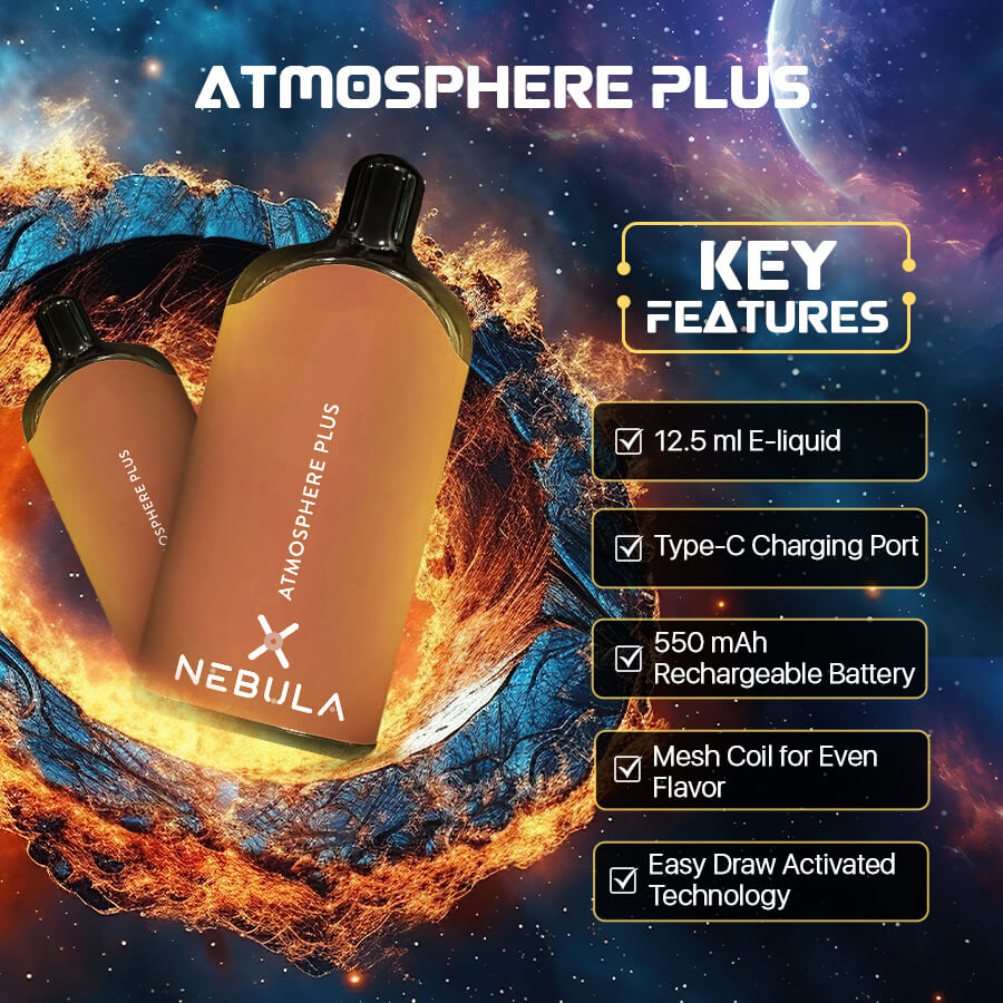 Nebula Atmosphere Plus 0% 5000 Puffs Tobacco