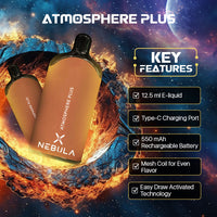 Nebula Atmosphere Plus 0% 5000 Puffs Tobacco