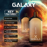 Nebula Galaxy 5% 5000 Puffs Vape - Cappuccino - Featured Image