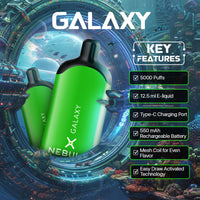 Nebula Galaxy 5% 5000 Puffs Vape - Lush Ice - Featured Image