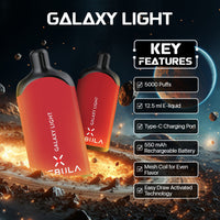 Nebula Galaxy Light-2 - 5000 Puffs Vape - Cola Ice - Featured