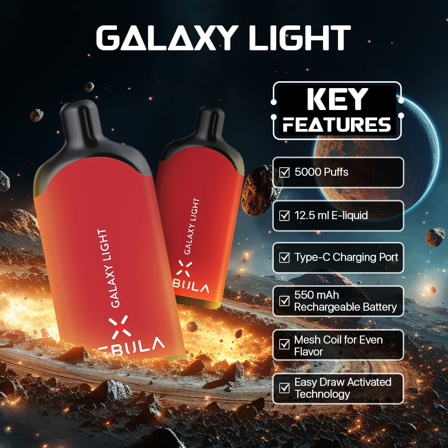 Nebula Galaxy Light-2 - 5000 Puffs Vape - Cola Ice - Featured