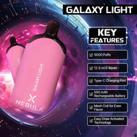 Nebula Galaxy Light-2 - 5000 Puffs Vape - Pink Lemonade - Featured