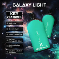 Nebula Galaxy Light-2 - 5000 Puffs Vape - Menthol - Featured